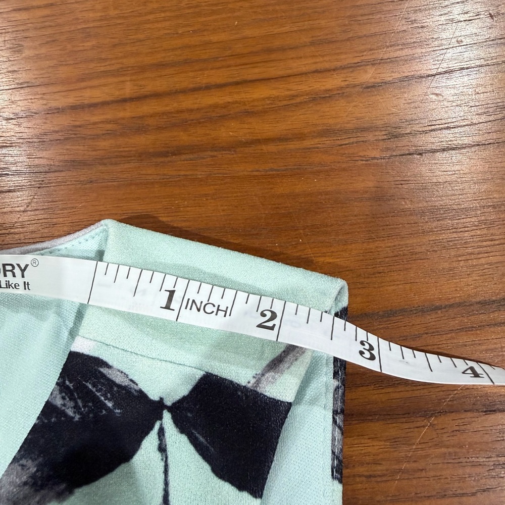 Calvin Klein Floral Print Illusion Hem Midi Dress Size 14 Spring Easter Church - Picture 8 of 10